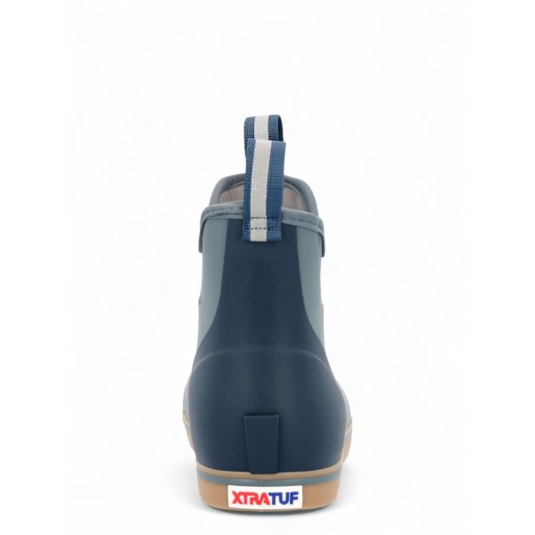 Xtratuf Ankle Deck Boot Navy Stormy
