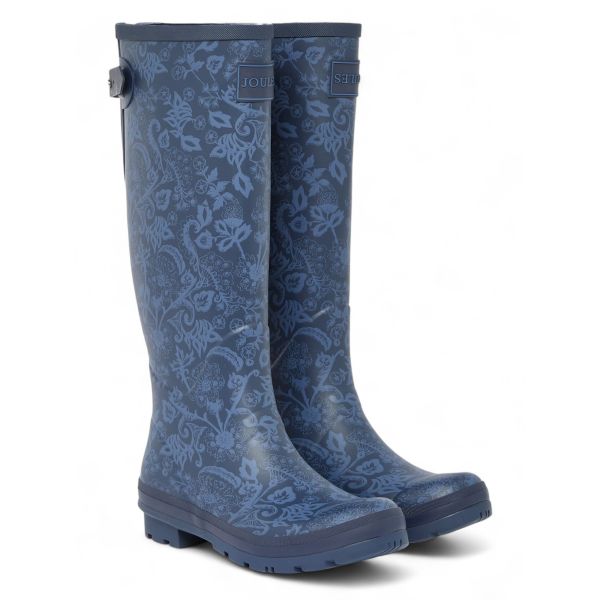 Joules Branded Wellington Boots Joules Ladies Welly Print Wellies