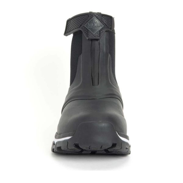Muck Boot Women's Apex Mid Zip Boot Black/White