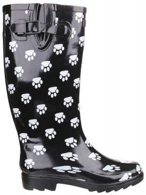 Cotswold Paw Print Wellies