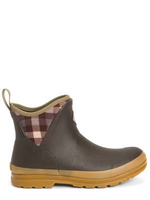 Muck Boots Womens Pull-On Ankle Boot Brown