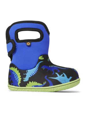 Baby Bogs Dino Wellies Electric Blue Multi
