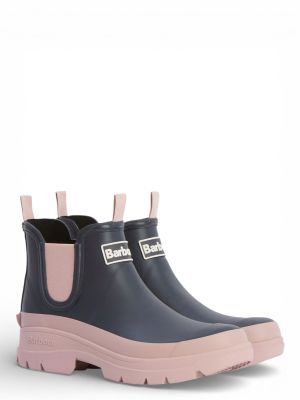 Barbour Nimbus Chelsea Welly Dusky Grey/Gardenia Pink