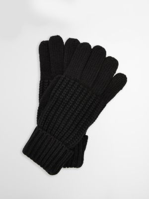 Barbour Women's Saltburn Knitted Gloves Black
