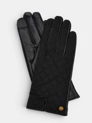 Barbour Scarlet Gloves Black