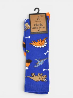 Bartleby Kids Welly Socks Little Dinos
