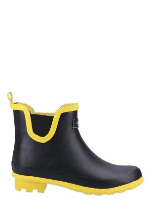 Cotswold Blakney Ankle Boot Black/Yellow