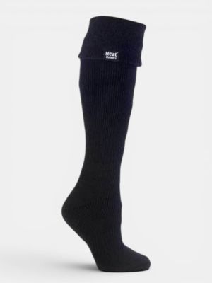 Heat Holders Women's 2.3 TOG Welly Socks-Plain Black