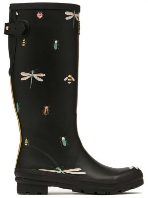 Joules Welly Black Bugs