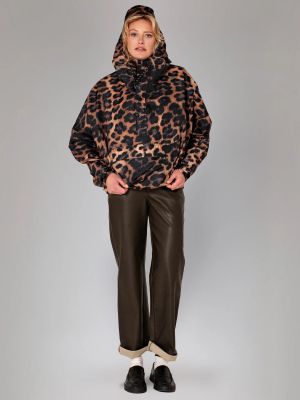 Rainkiss Anorak - Dark Leopard