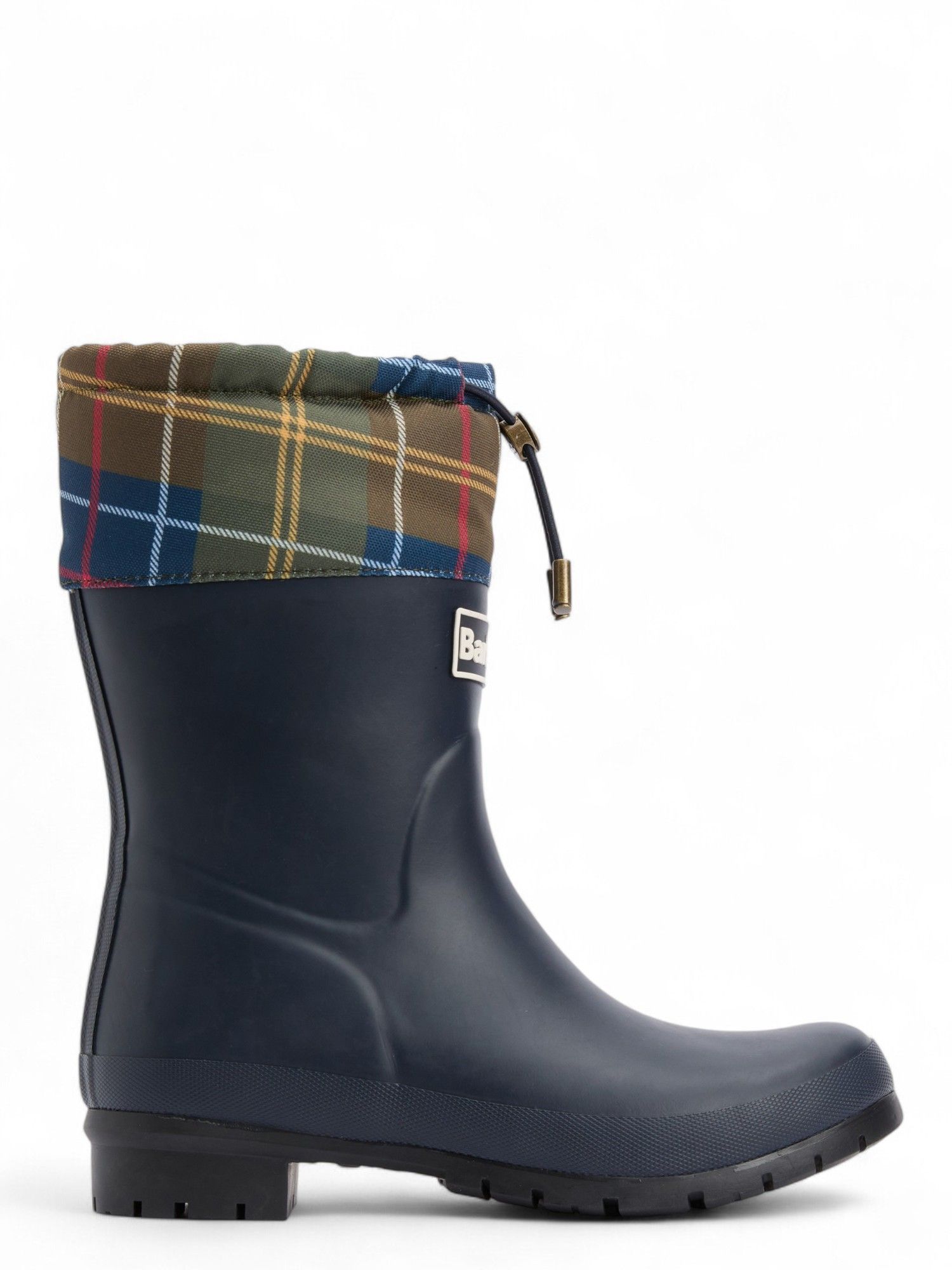 Barbour Mowbray Mid Welly Navy/Classic Tartan