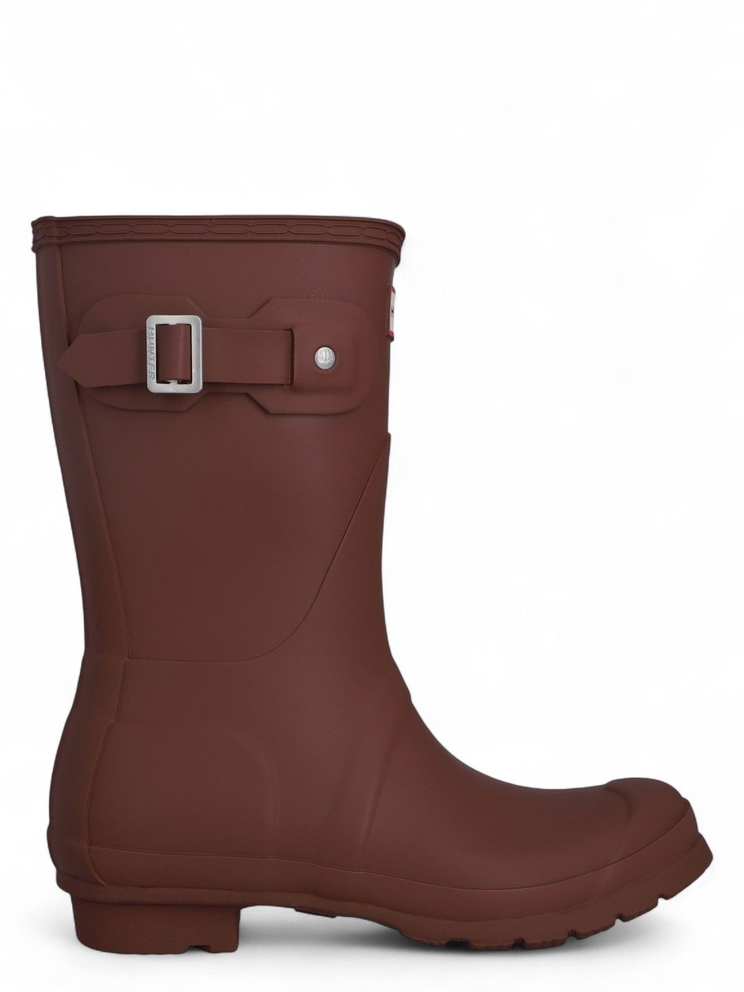 Brown Hunter Original Short Gloss Wellies Hunter Original