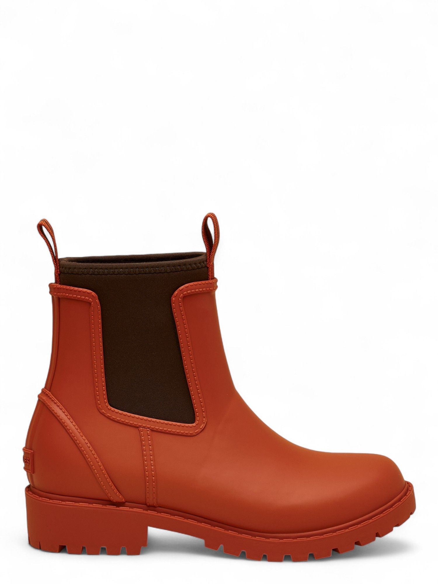 Joules Ladies Oakfield Short Neoprene Lined Wellies Orange