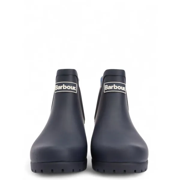 Barbour Wilton Chelsea Welly Navy/Hessian