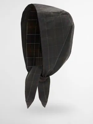 Barbour Arlene Wax Tie Headscarf Classic Tartan