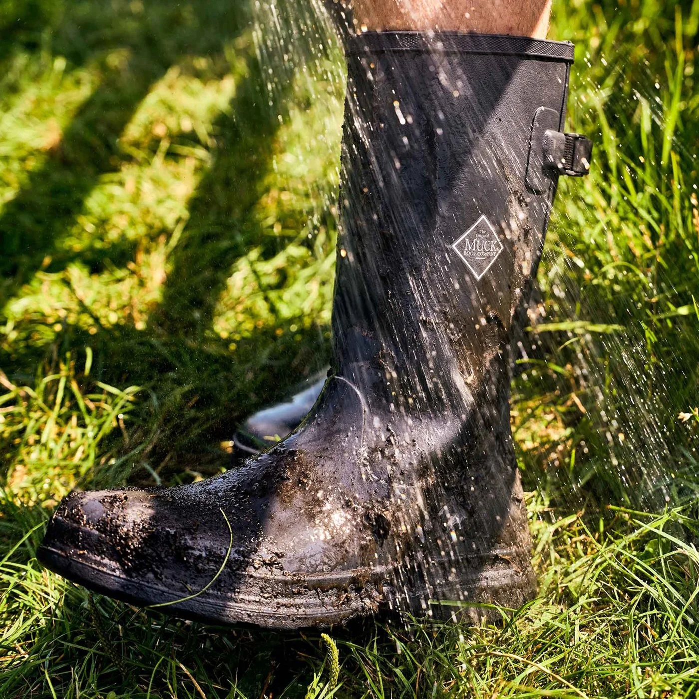 Cleaning wellies step by step